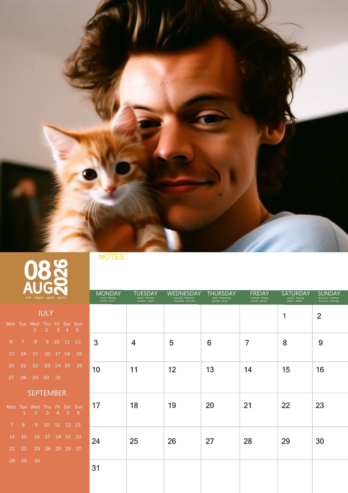 Harry Styles Music Calendar 2026 – M-PRA Range