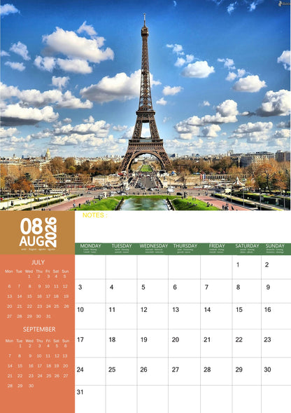 Paris Calendar 2026 – M-PRA Range
