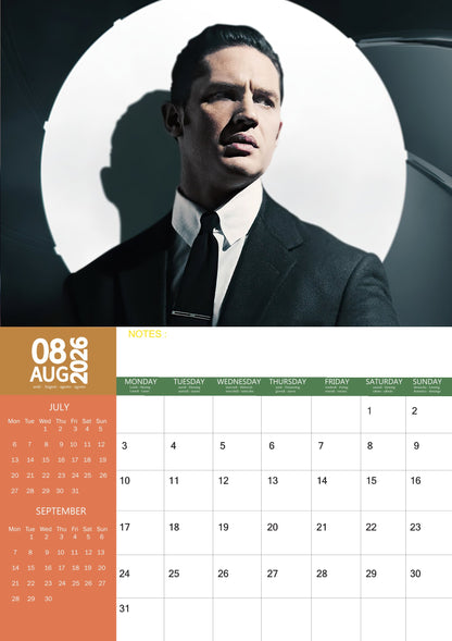 Tom Hardy Celebrity Calendar 2026 – M-PRA Range