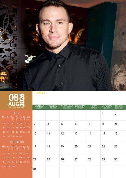 Channing Tatum Celebrity Calendar 2026 – M-PRA Range