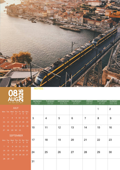 Portugal Calendar 2026 – M-PRA Range