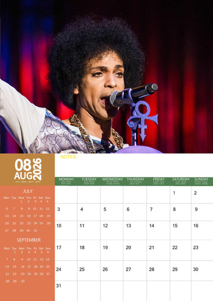 Prince Music Calendar 2026 – M-PRA Range