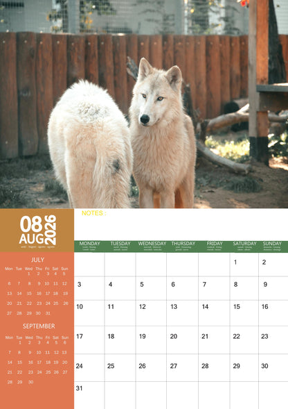 Wolves Calendar 2026 – M-PRA Range