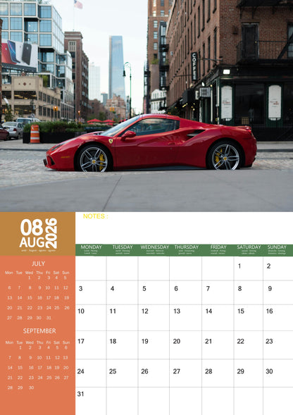 Ferrari Transport Calendar 2026 – M-PRA Range