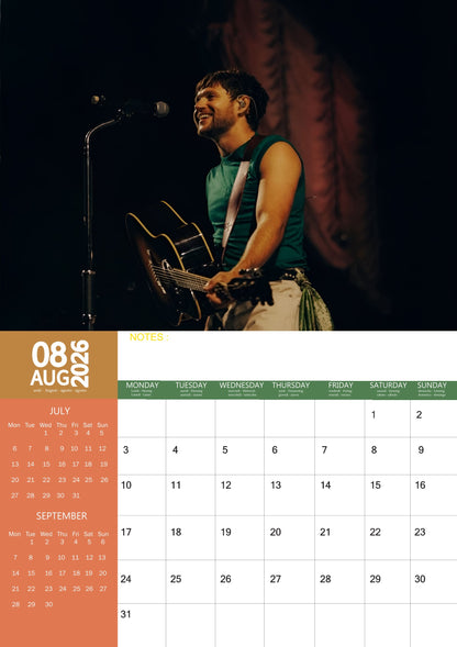 Niall Horan Music Calendar 2026 – M-PRA Range