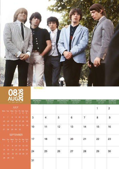 Rolling Stones Music Calendar 2026 – M-PRA Range