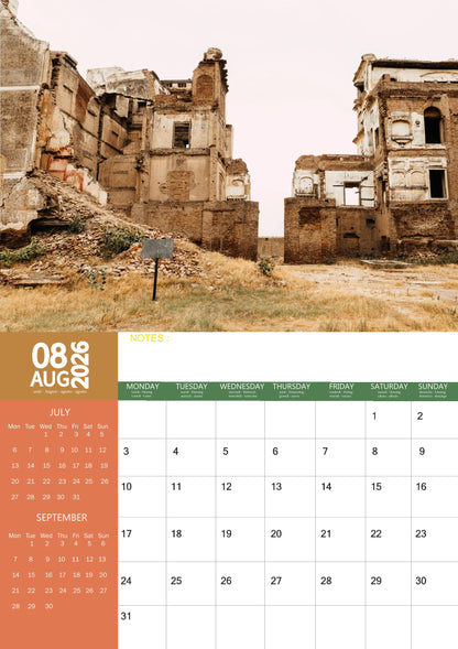 Pakistan Calendar 2026 – M-PRA Range