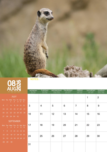 Meerkat Calendar 2026 – M-PRA Range
