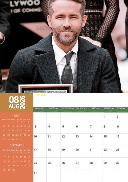 Ryan Reynolds Celebrity Calendar 2026 – M-PRA Range