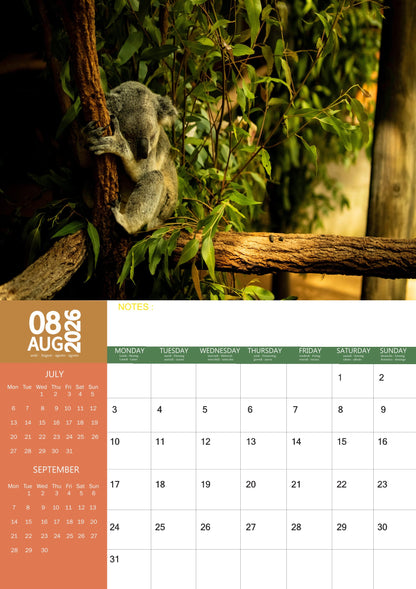 Koalas Calendar 2026 – M-PRA Range