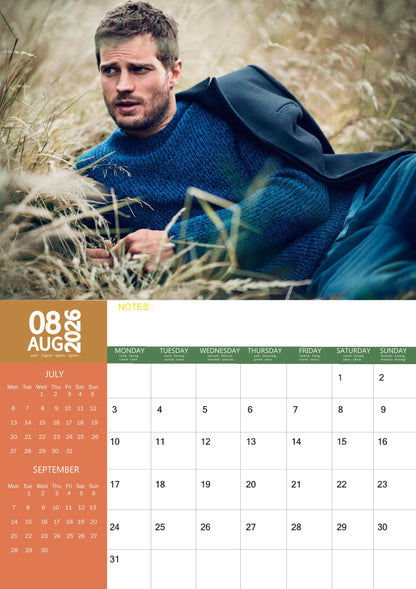 Jamie Dornan Celebrity Calendar 2026 – M-PRA Range