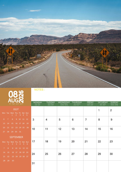 USA Calendar 2026 – M-PRA Range