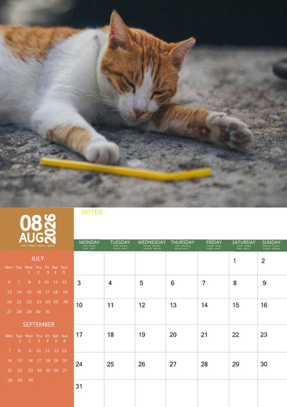 Cat Nap Calendar 2026 – M-PRA Range