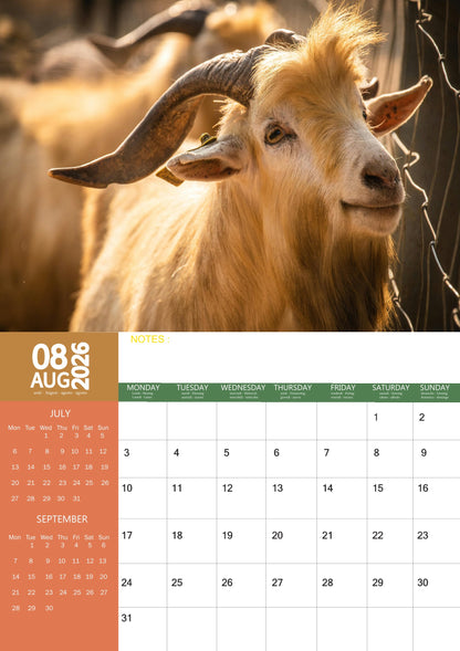 Goat Calendar 2026 – M-PRA Range
