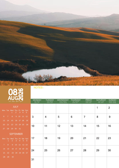 Italia Calendar 2026 – M-PRA Range