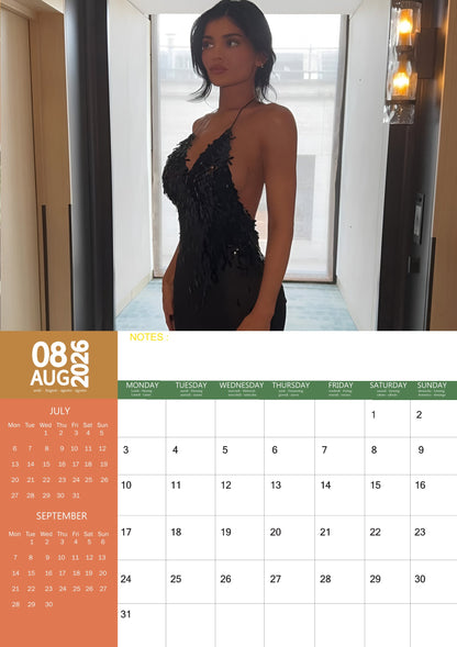 Kylie Jenner Celebrity Calendar 2026 – M-PRA Range