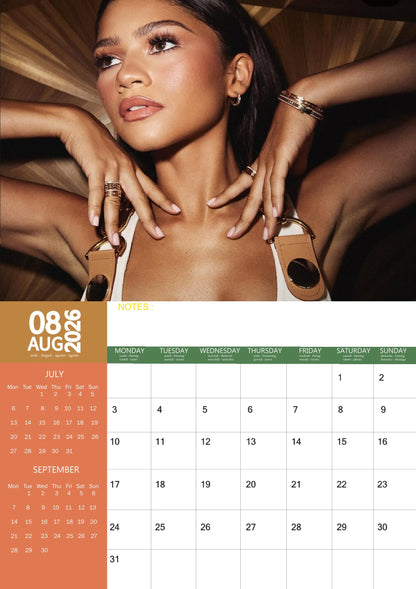 Zendaya Celebrity Calendar 2026 – M-PRA Range