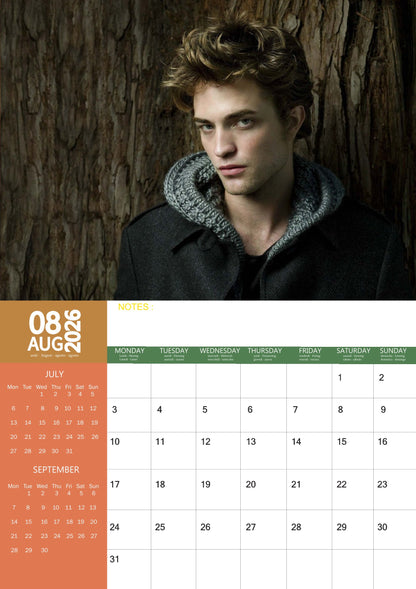Robert Pattinson Celebrity Calendar 2026 – M-PRA Range