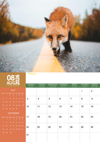 Fox Calendar 2026 – M-PRA Range
