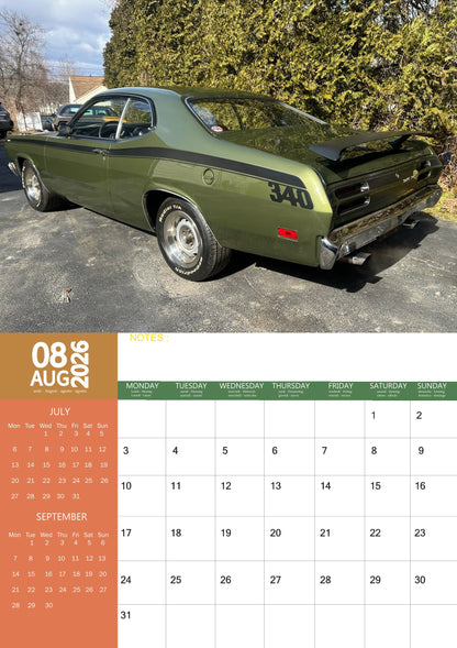 American Classic Cars Transport Calendar 2026 – M-Pra Range