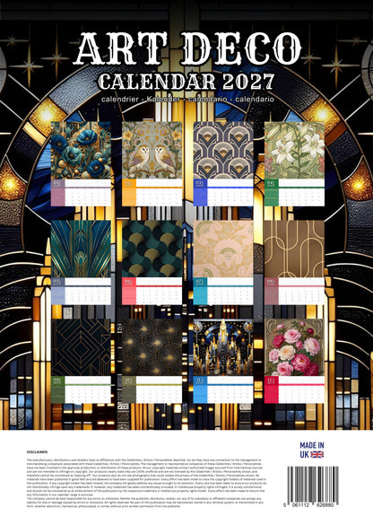 Art Deco Calendar 2027 – M-PRA Range