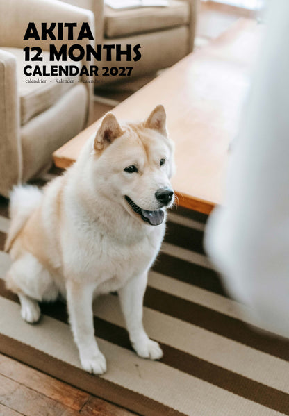 Akita Dog Calendar 2027 – M-PRA Range