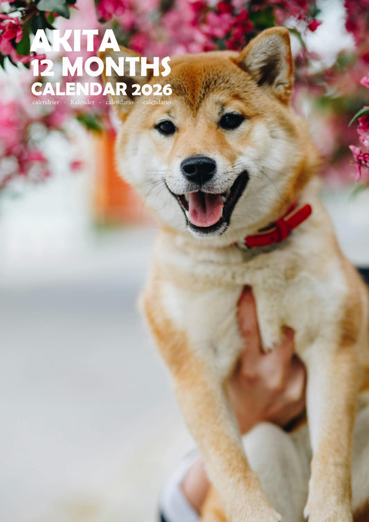 Akita Dog Calendar 2026 – M-PRA Range