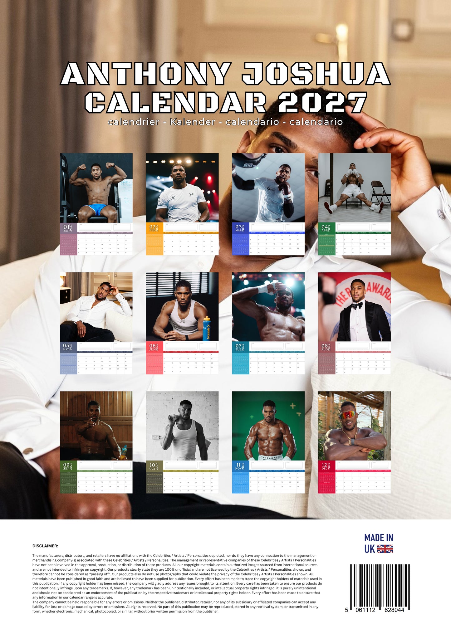 Anthony Joshua Calendar 2027 – M-PRA Range