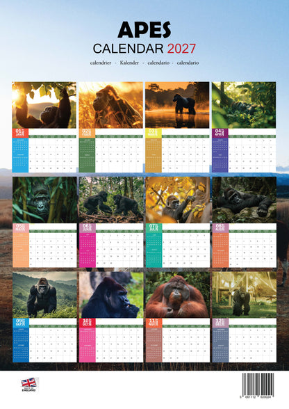 Apes Calendar 2027 – M-PRA Range