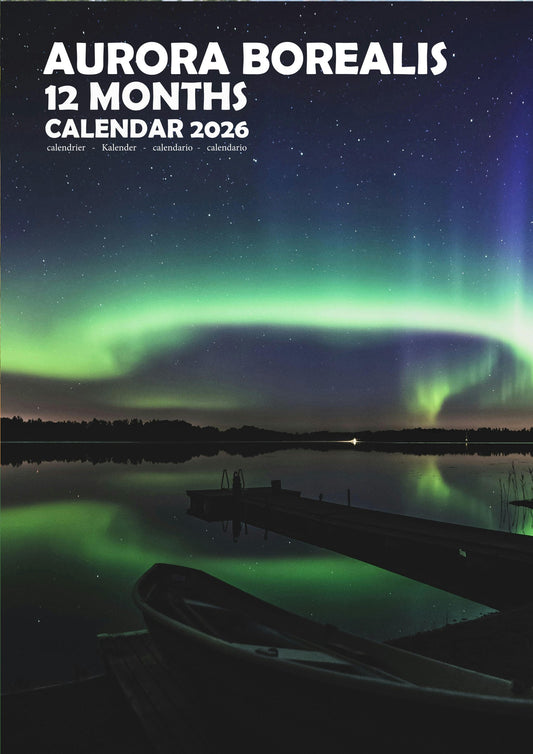 Aurora Borealis Natural Calendar 2026 – M-PRA Range