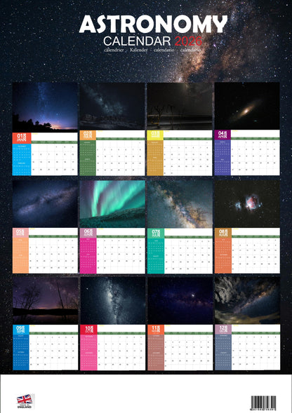 Astronomy Natural Calendar 2026 – M-PRA Range