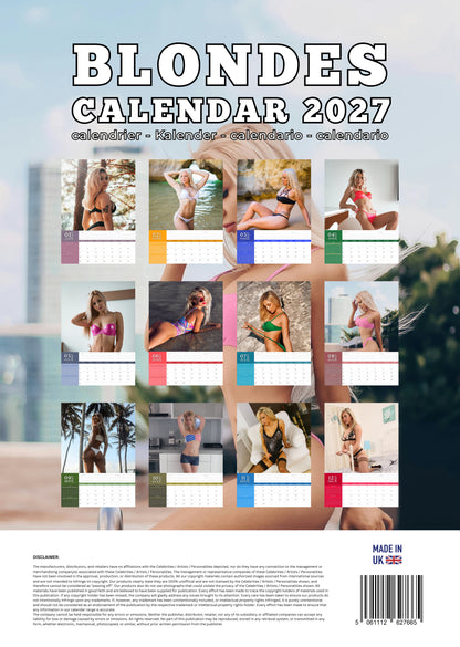 Blondes Calendar 2027 – M-PRA Range
