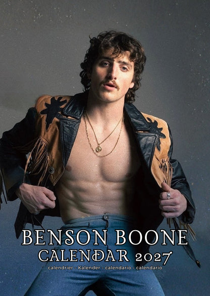 Benson Boone Music Calendar 2027 – M-PRA Range