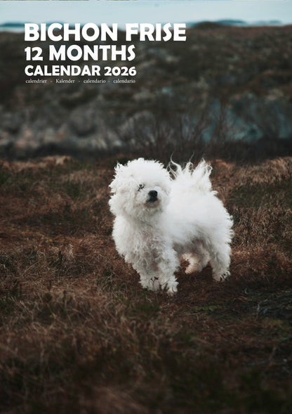 Bichon Frise Dog Calendar 2026 – M-PRA Range