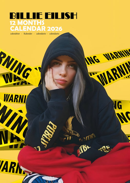 Billie Eilish Music Calendar 2026 – M-PRA Range