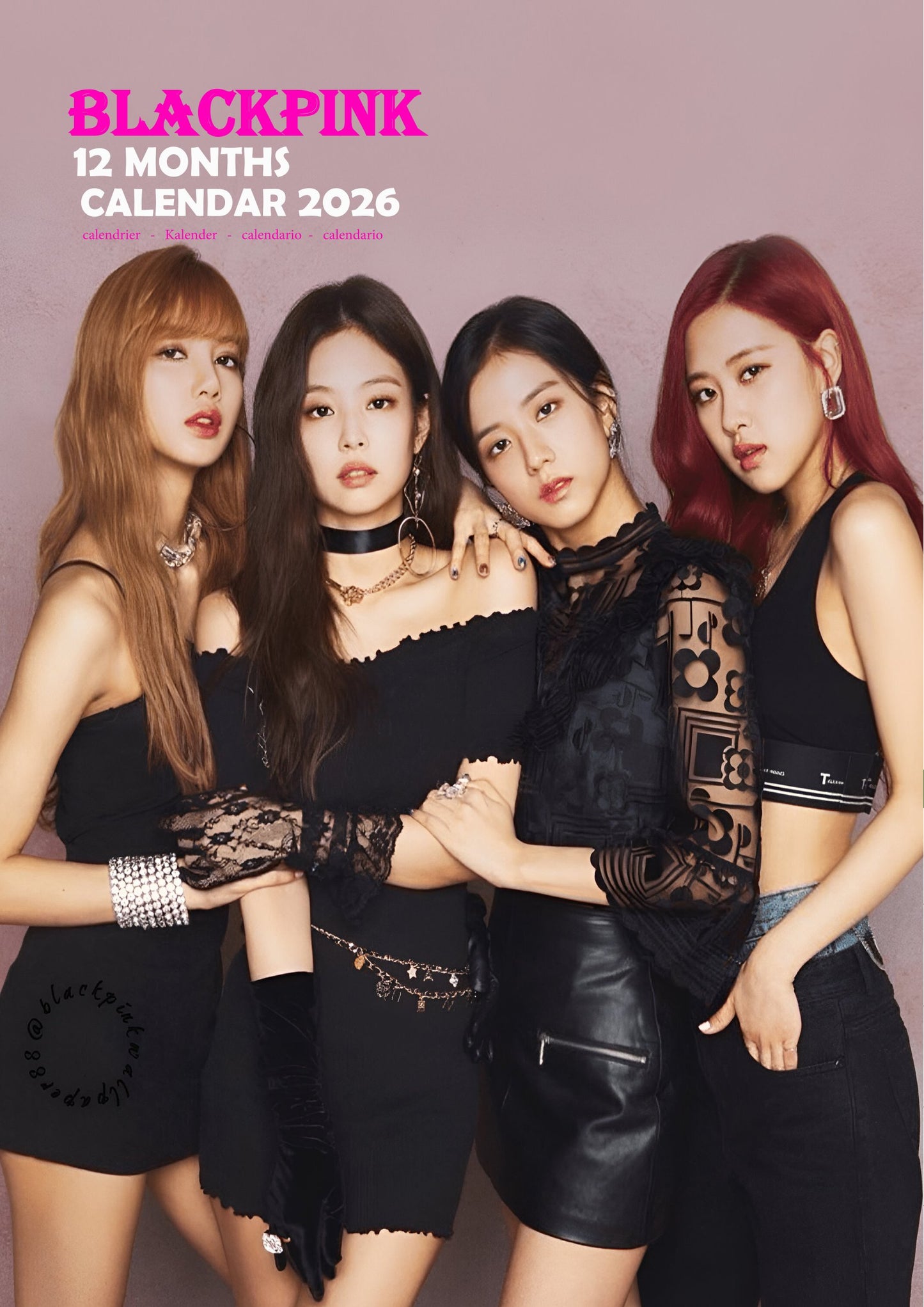 Black Pink Music Calendar 2026 – M-PRA Range