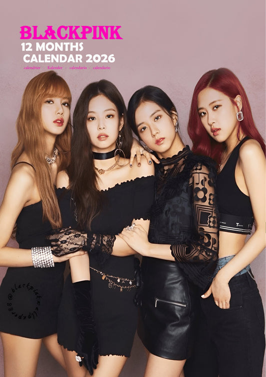 Black Pink Music Calendar 2026 – M-PRA Range
