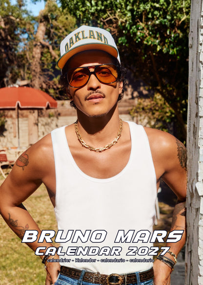Bruno Mars Music Calendar 2027 – M-PRA Range