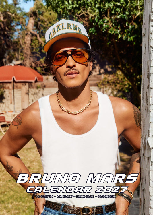 Bruno Mars Music Calendar 2027 – M-PRA Range