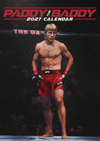 Paddy Pimblett Calendar 2027 – A Knockout Year with The Baddy