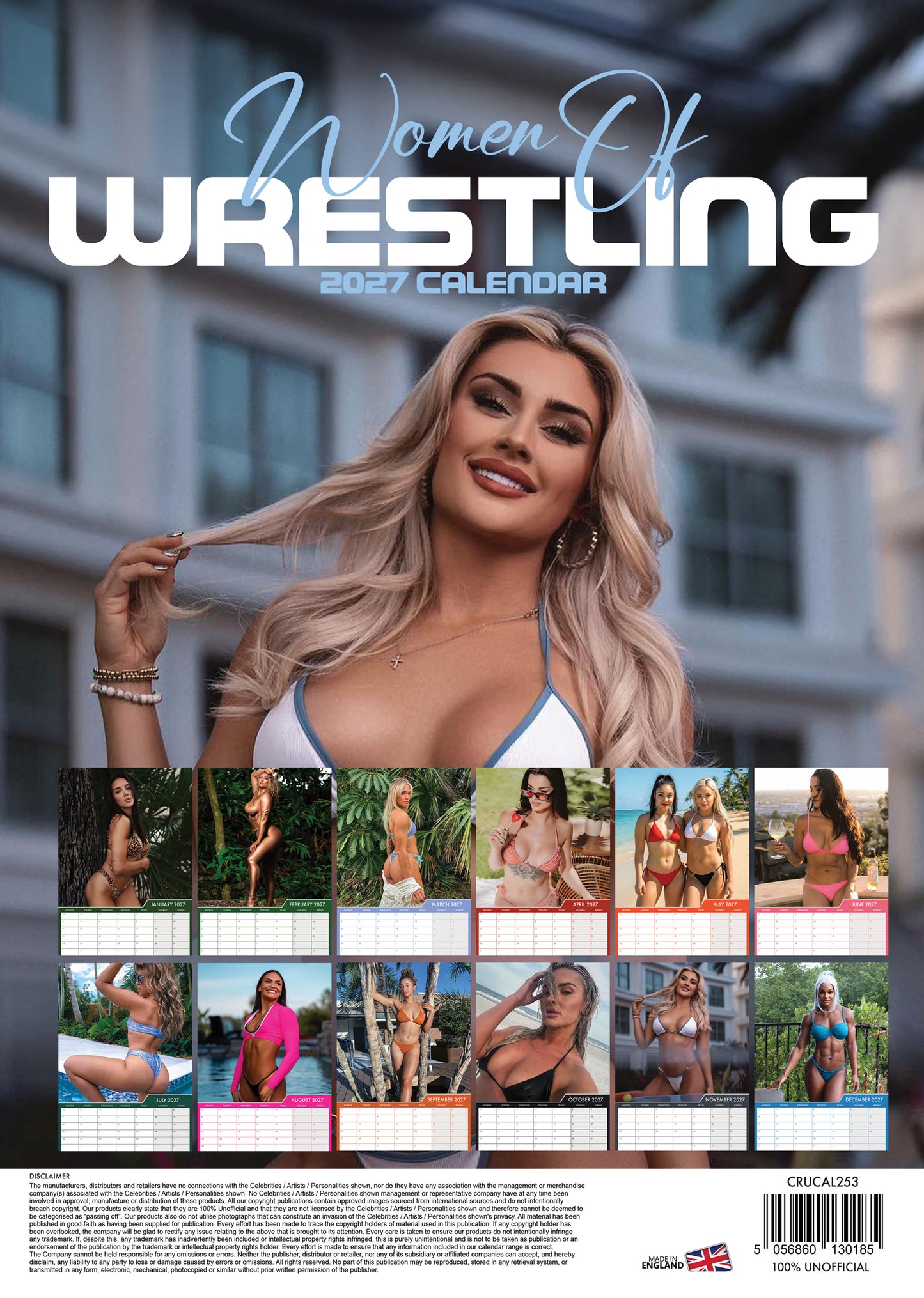 Women of Wrestling Calendar 2027 – Power, Passion & Performance