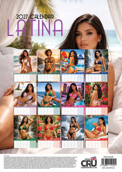 Latina Calendar 2027 – Celebrate Latina Beauty and Elegance All Year Long