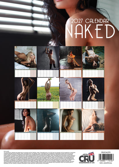 Naked (Female) Calendar 2027 – Bold, Elegant, and Confident