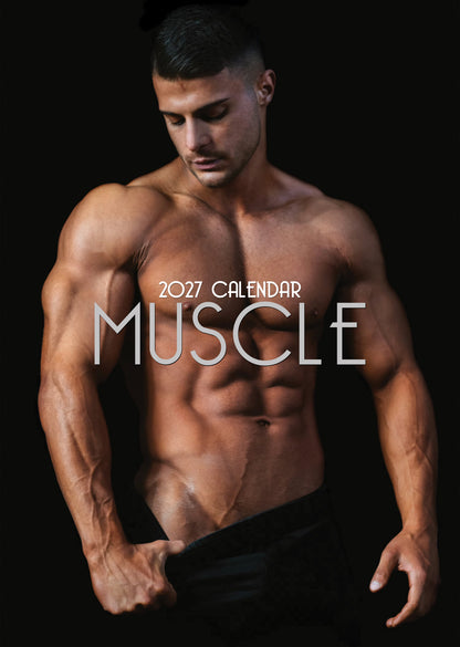 Muscle (Male Glamour) Calendar 2027 – Strength Meets Style