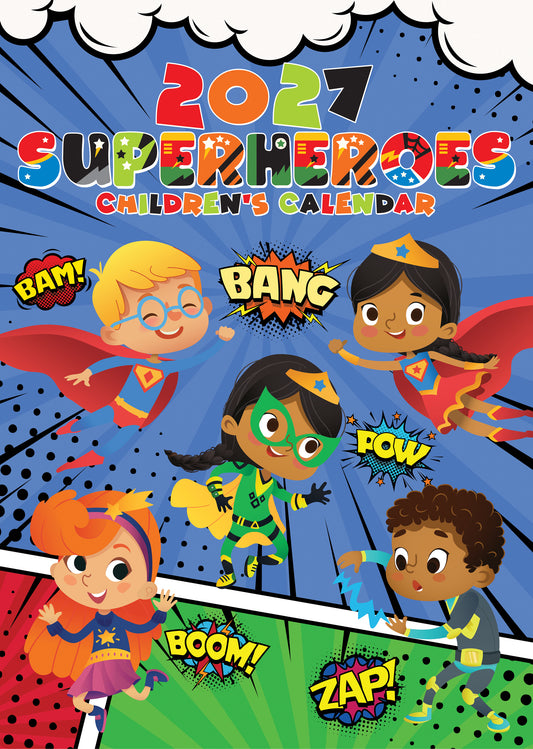Superheroes Calendar 2027