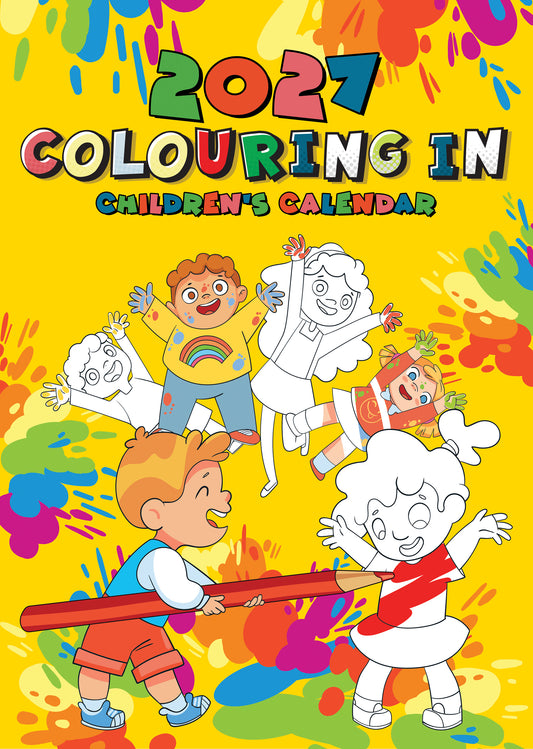 Colouring In Calendar 2027