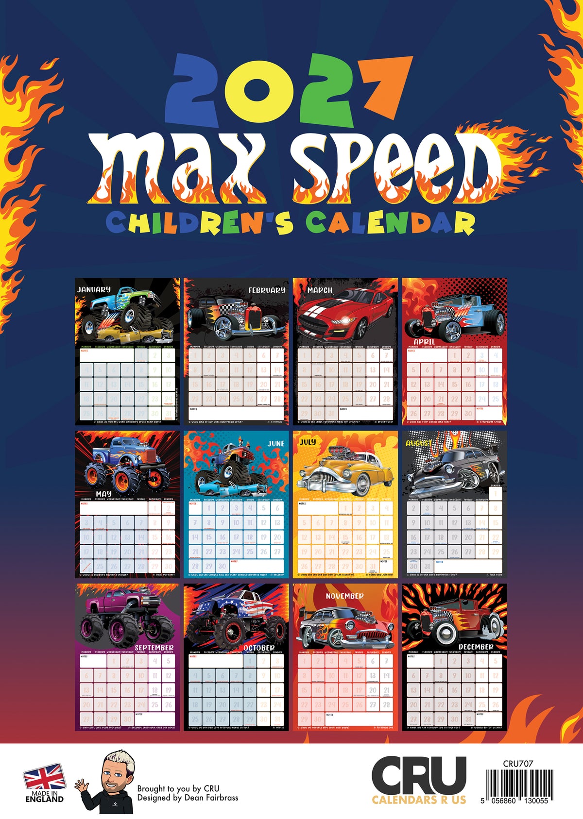 Max Speed Calendar 2027
