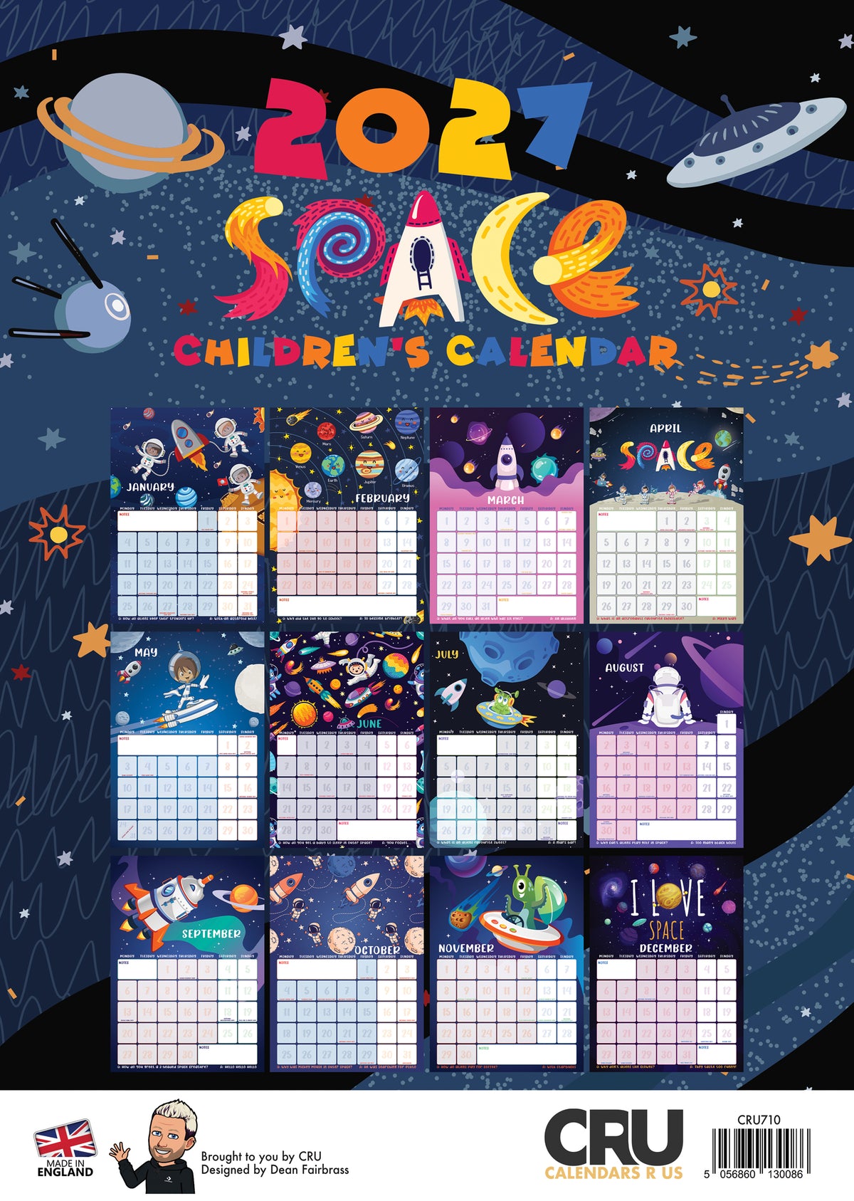 Space Calendar 2027