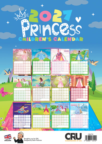 Princess Calendar 2027