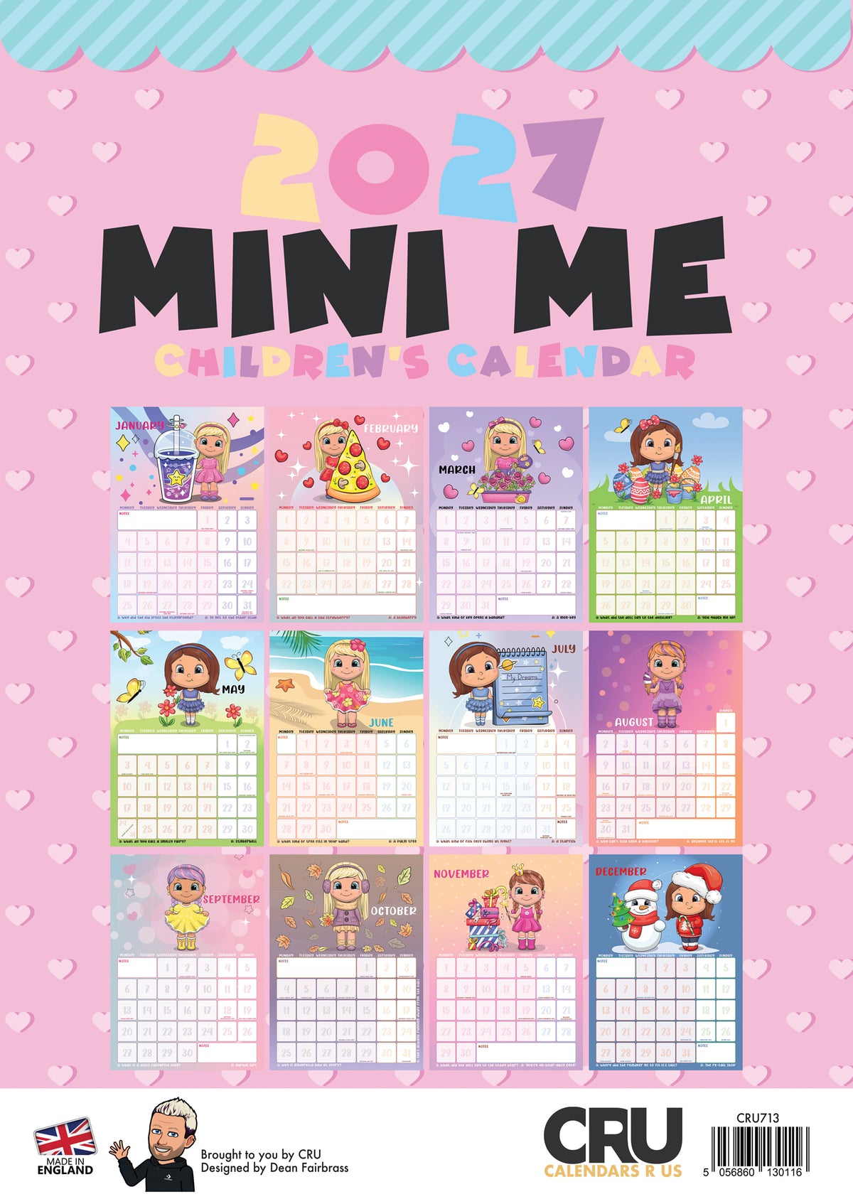 Mini Me Calendar 2027